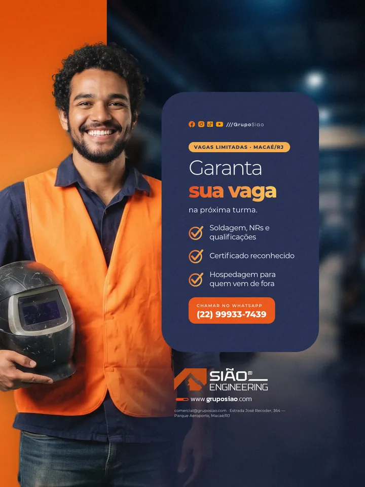 Arte de Grupo Sião: Chamada para matrícula